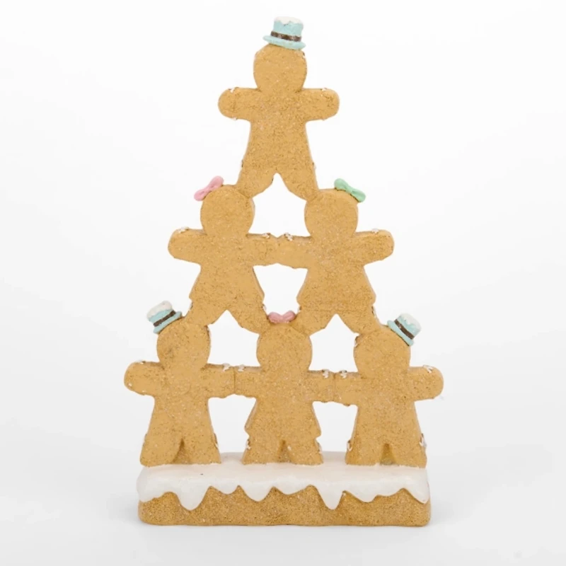 Gingerbread Man Pyramid Figurine