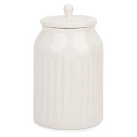 Gold Bow Ceramic Canister
