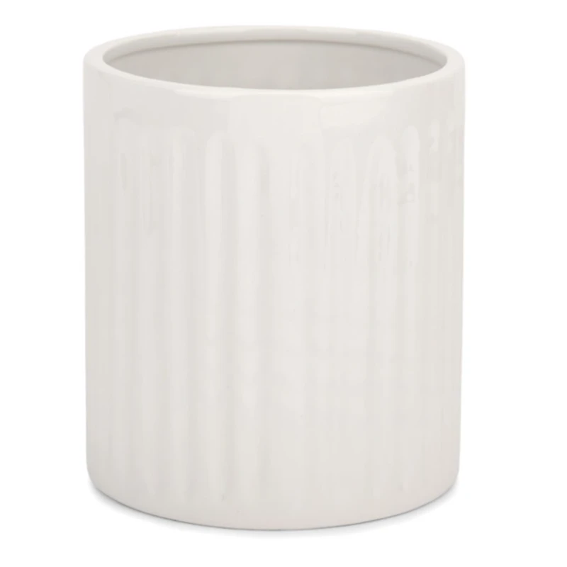 Gold Bow Ceramic Crock