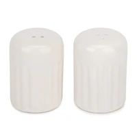 Gold Bow Ceramic Salt and Pepper Shaker Set