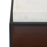 Marble Tray Kyra Square Accent Table