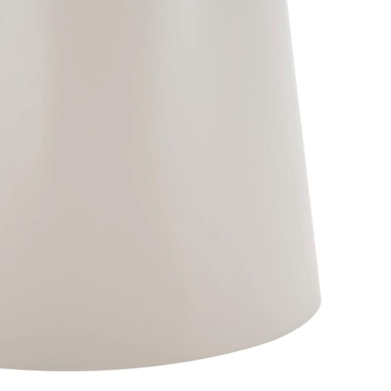 Gray Metal Round Ayden Accent Table