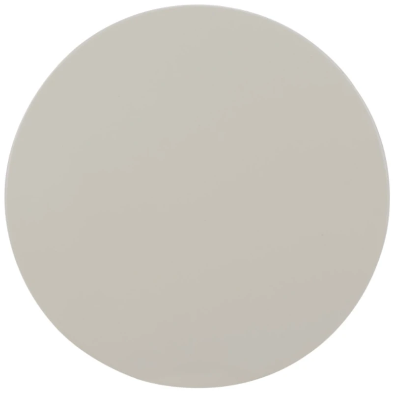 Gray Metal Round Ayden Accent Table