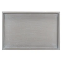 Gray Wood Mina Tray End Table