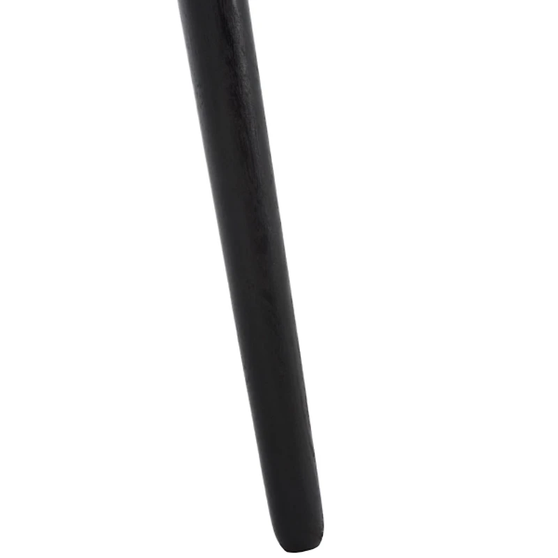 Black Wood Mina Tray End Table