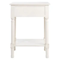 Wood Peyton 1-Drawer End Table