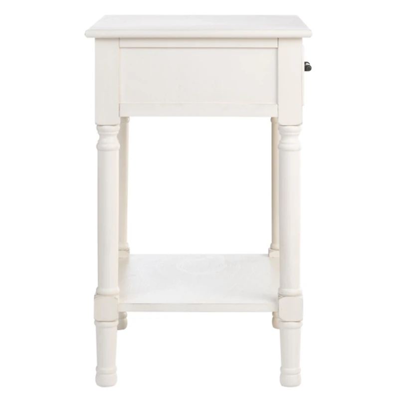 Wood Peyton 1-Drawer End Table