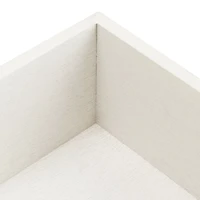 White Wood Whitney 1-Drawer End Table