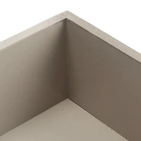 Greige Wood Whitney 1-Drawer End Table