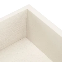 White Wood Landers 1-Drawer End Table