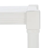 White Wood Genesia Side Table