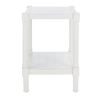 White Wood Genesia Side Table