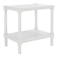 White Wood Genesia Side Table