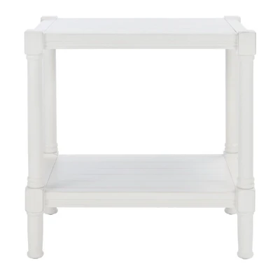 White Wood Genesia Side Table