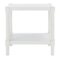 White Wood Genesia Side Table