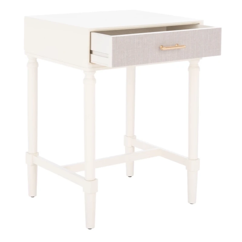 Wood Stella 1-Drawer End Table