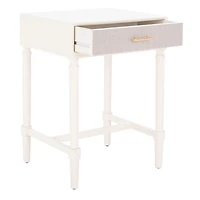 Wood Stella 1-Drawer End Table