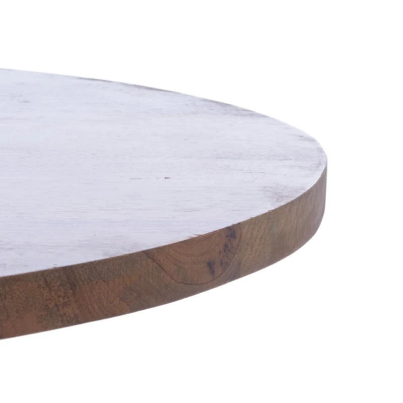 Natural Rattan Irma Round Accent Table