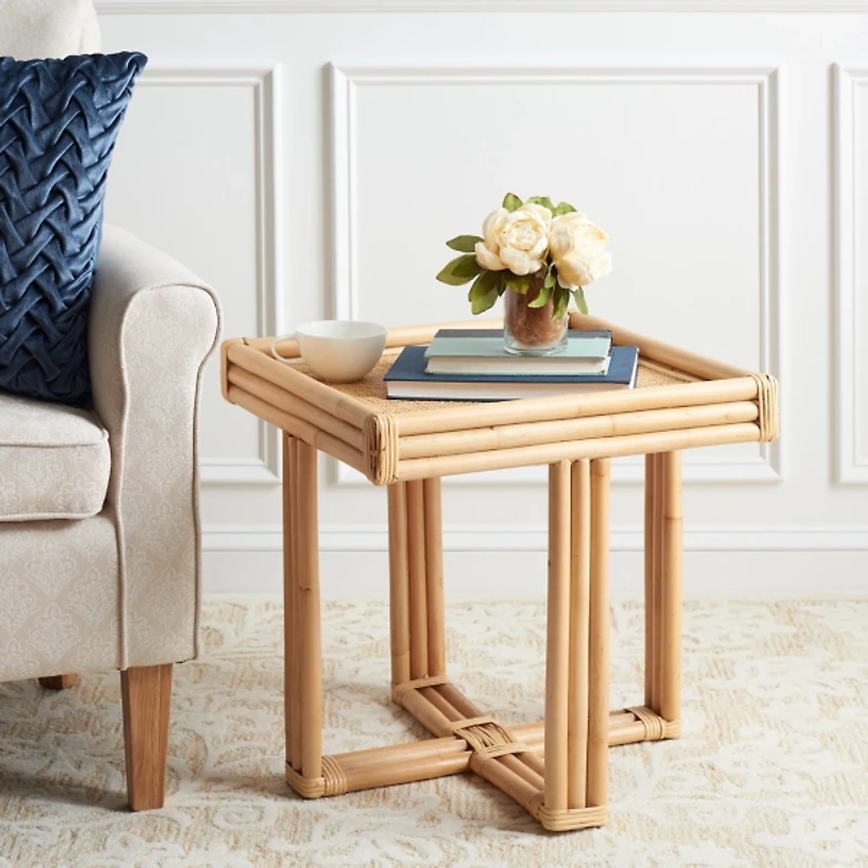 Natural Rattan Alari Accent Table