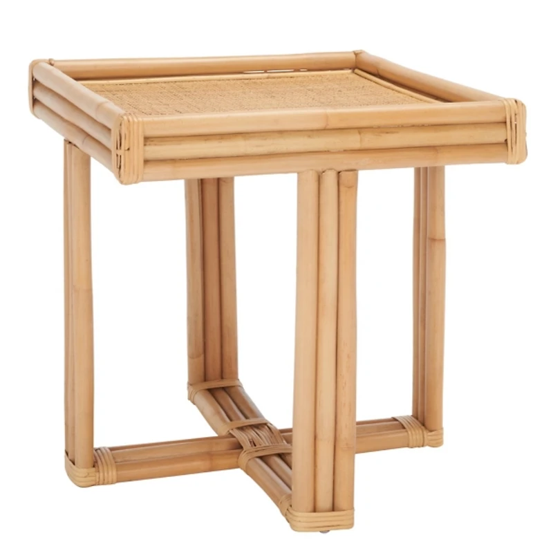 Natural Rattan Alari Accent Table