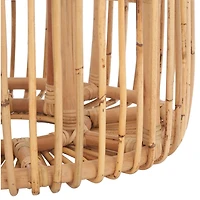 Natural Rattan Jade Accent Table
