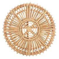 Natural Rattan Jade Accent Table