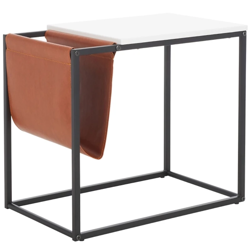 Black Modern Bortola Accent Table