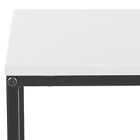 Black Modern Bortola Accent Table