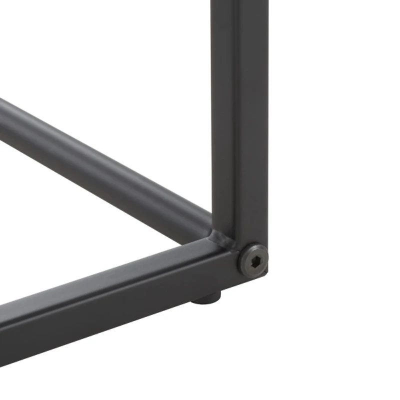 Black Modern Bortola Accent Table