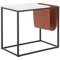 Black Modern Bortola Accent Table