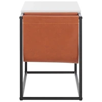 Black Modern Bortola Accent Table