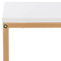 Gold Modern Bortola Accent Table