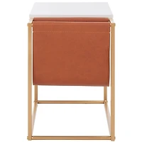Gold Modern Bortola Accent Table