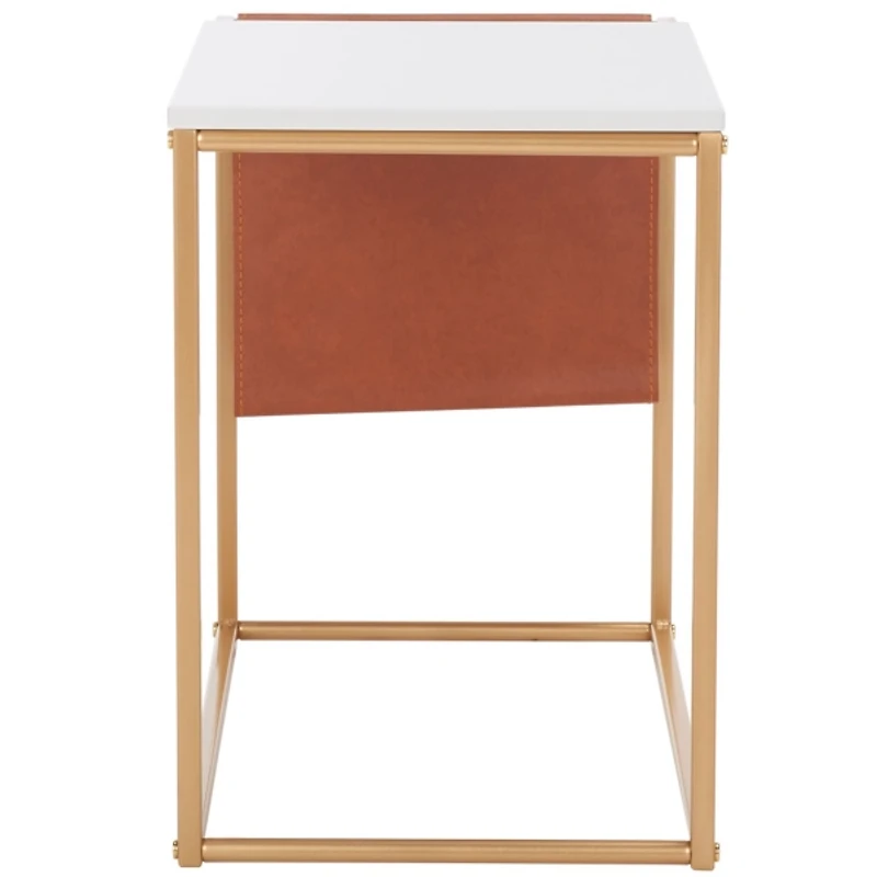 Gold Modern Bortola Accent Table