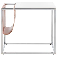 Silver Modern Bortola Accent Table
