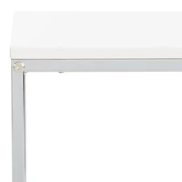 Silver Modern Bortola Accent Table