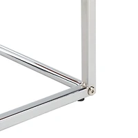 Silver Modern Bortola Accent Table