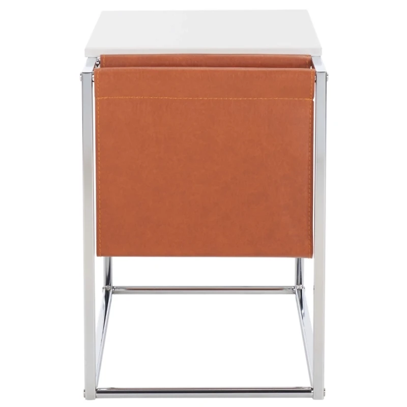 Silver Modern Bortola Accent Table