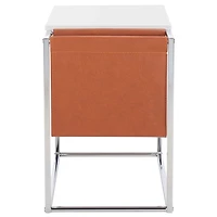 Silver Modern Bortola Accent Table