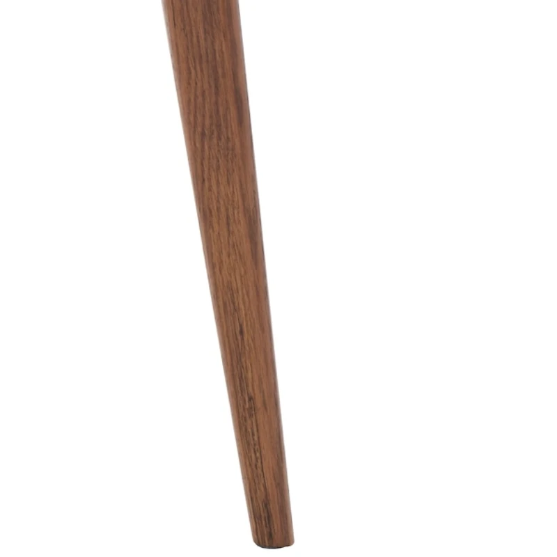 Square Ceramic Marble & Walnut Karin Accent Table