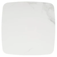 Square Ceramic Marble & Walnut Karin Accent Table