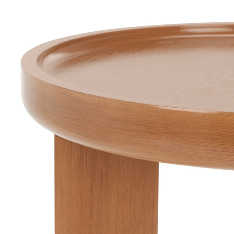 Brown Wood Elnora Accent Table