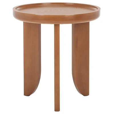 Brown Wood Elnora Accent Table
