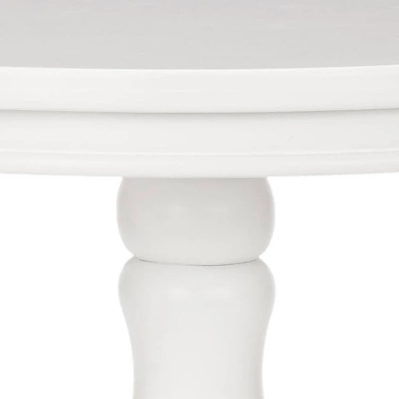 Wood Round Vienna Pedestal Side Table