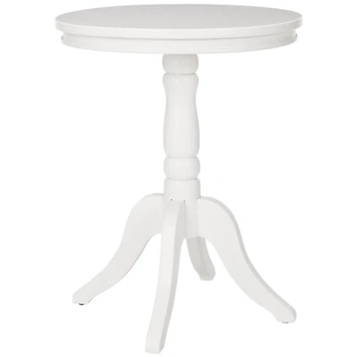 Wood Round Vienna Pedestal Side Table