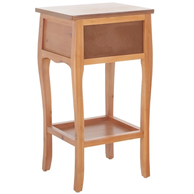 Honey Brown Wood Frieda End Table