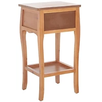 Honey Brown Wood Frieda End Table
