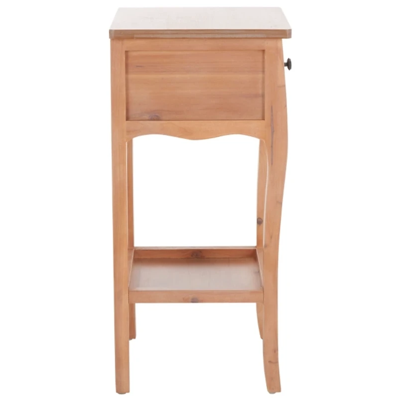 Honey Brown Wood Frieda End Table