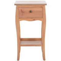 Honey Brown Wood Frieda End Table