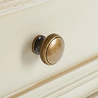 Cream Wood Mita Storage End Table